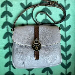 Dooney and Bourke Crossbody Samba Grey Pebbled Leather